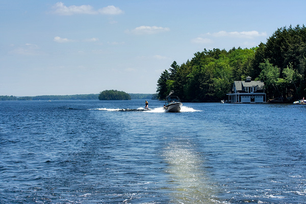Lake Muskoka water skier Lake Muskoka water skier