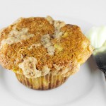 Peach Pecan Streusel Muffins
