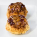 Pear and Cranberry Upside Down Muffins