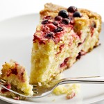 Cranberry Orange Cornmeal Cake