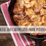 Goat Cheese and Caramelized Onion Potato Galette