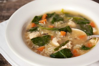 30 Minute Chicken and Rice Soup