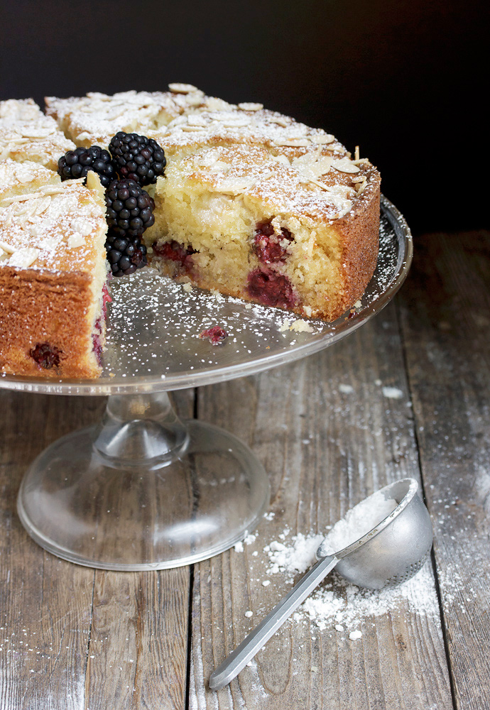 Blackberry Almond Cake