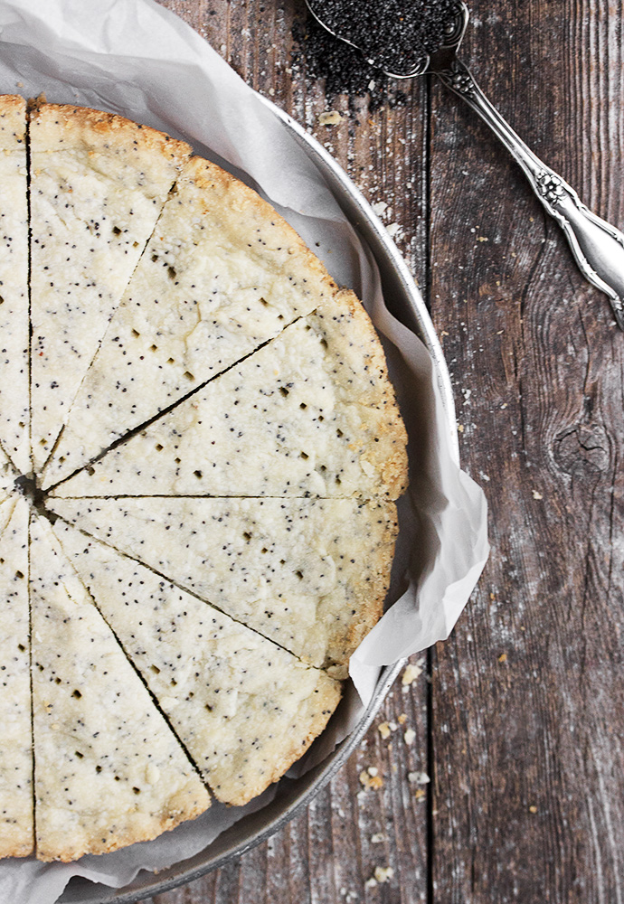 Easy Rustic Poppy Seed Shortbread Cookies Seasons and Suppers
