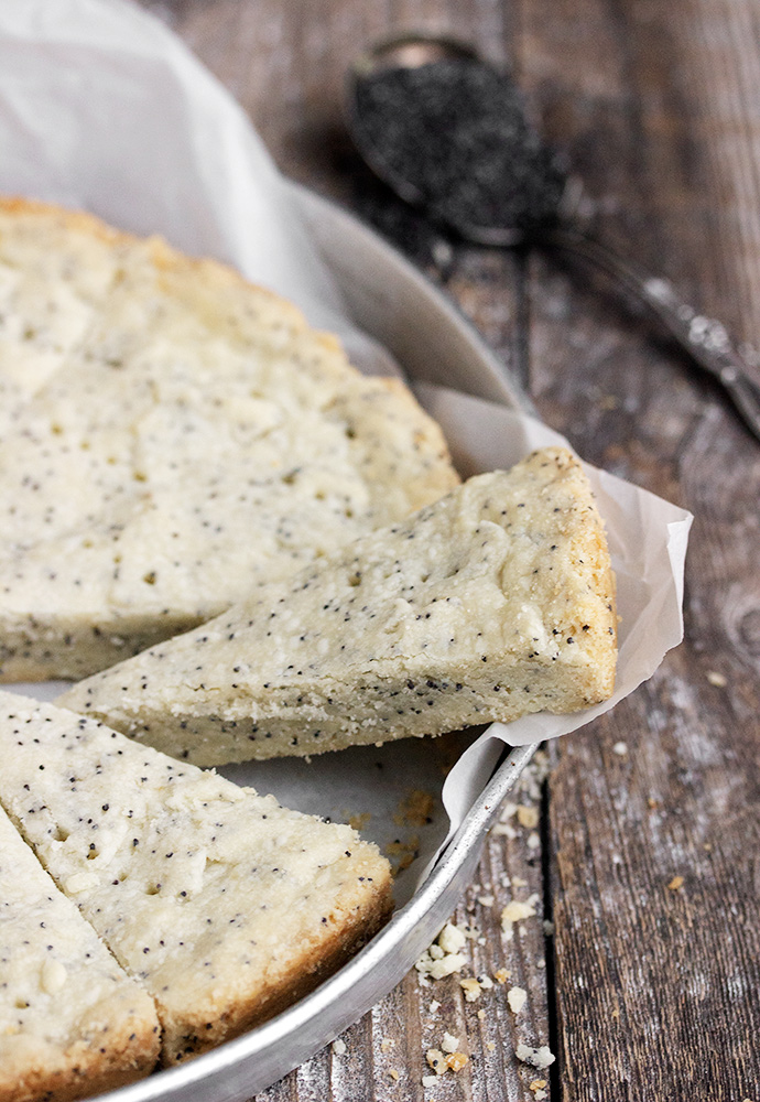 Easy Rustic Poppy Seed Shortbread Cookies Seasons and Suppers