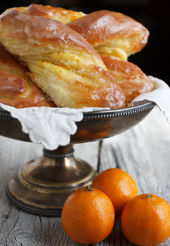 Glazed Bittersweet Orange Twists