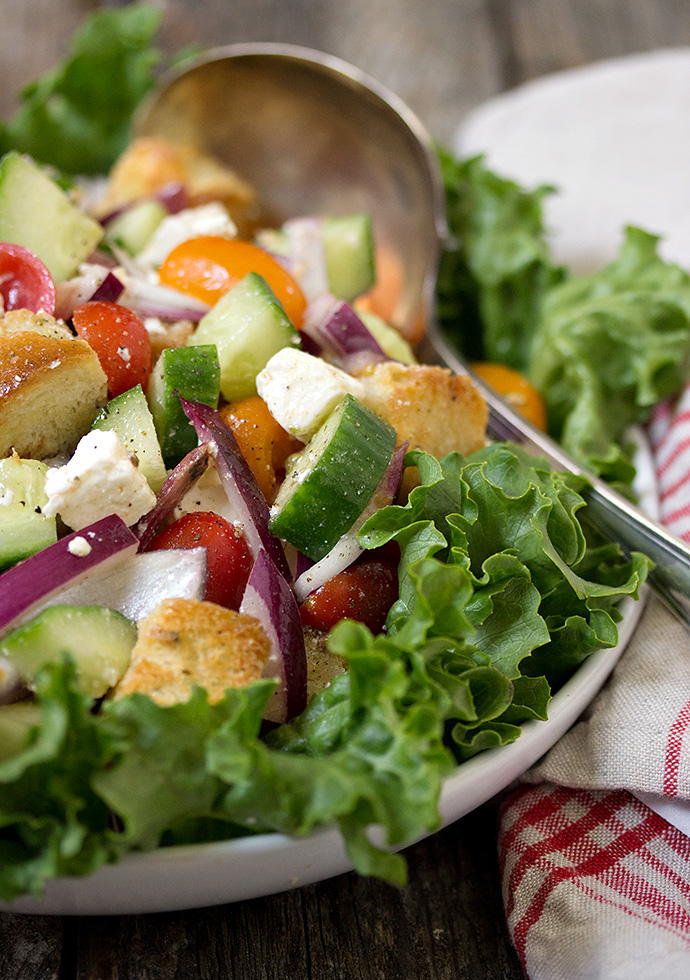 Greek Panzanella greek panzanella salad - seasons and suppers Greek Panzanella greek panzanella salad - seasons and suppers