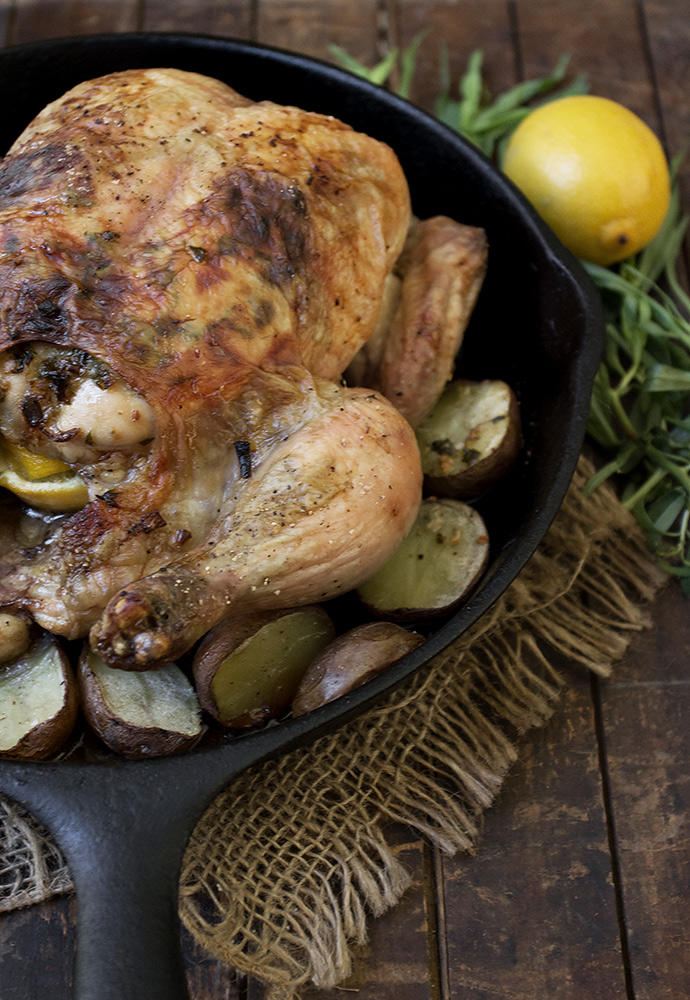 Tarragon Lemon Roast Chicken Seasons and Suppers