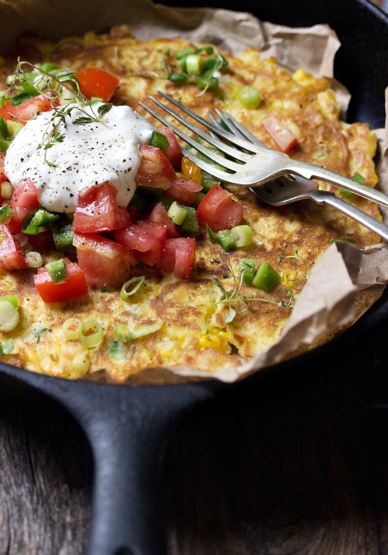 Corn Fritter Pancakes Two Ways Seasons and Suppers