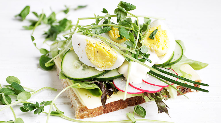 Egg Open-faced Sandwich