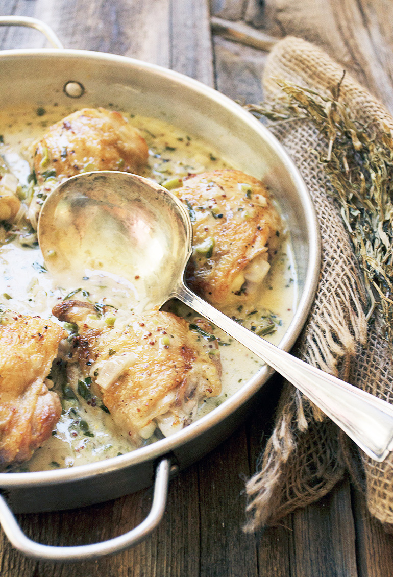 Cornichon Tarragon & Mustard Chicken Seasons and Suppers