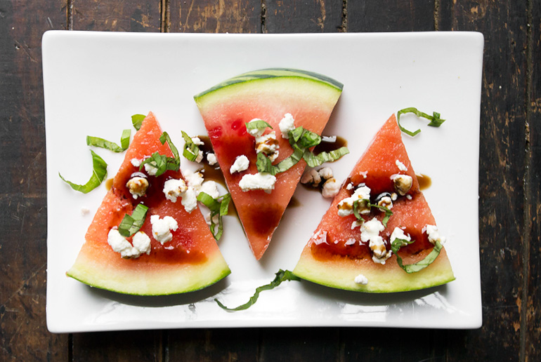Fast and Festive Watermelon Hors D'oeuvres