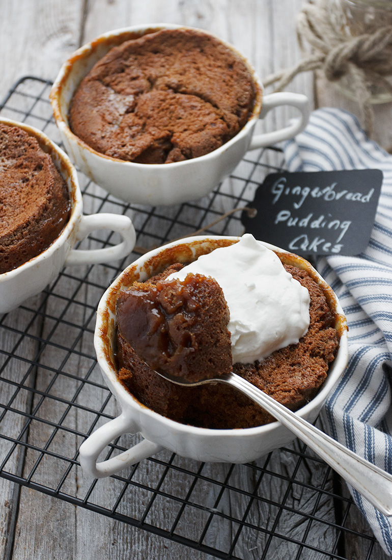 Gingerbread Pudding Cake