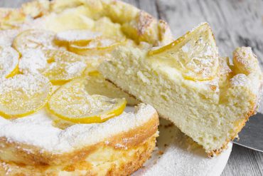 Lemon Ricotta Cake with Candied Lemons