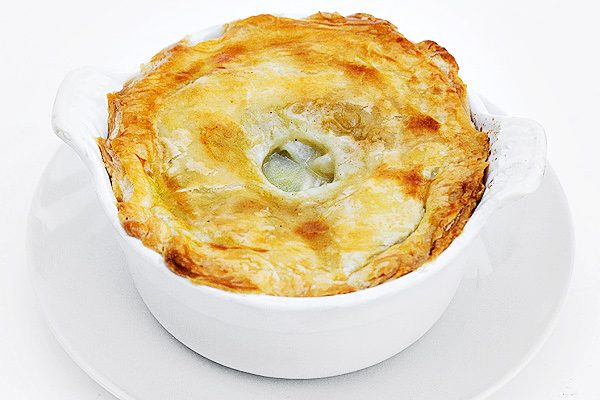 Chicken Pot Pie with Puff Pastry Crust - Seasons and Suppers