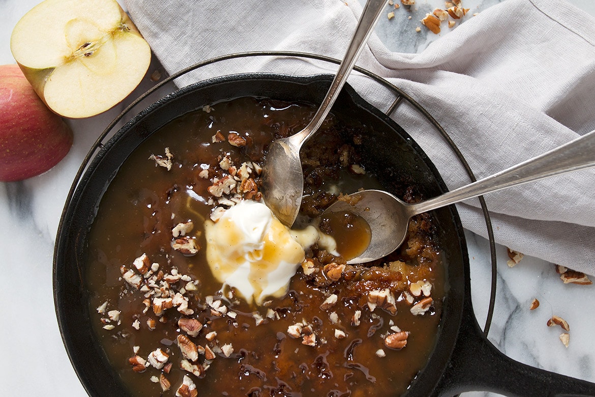 Sticky Toffee Apple Pudding