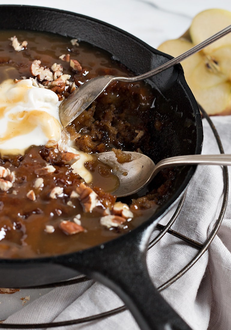 Sticky Toffee Apple Pudding Seasons and Suppers