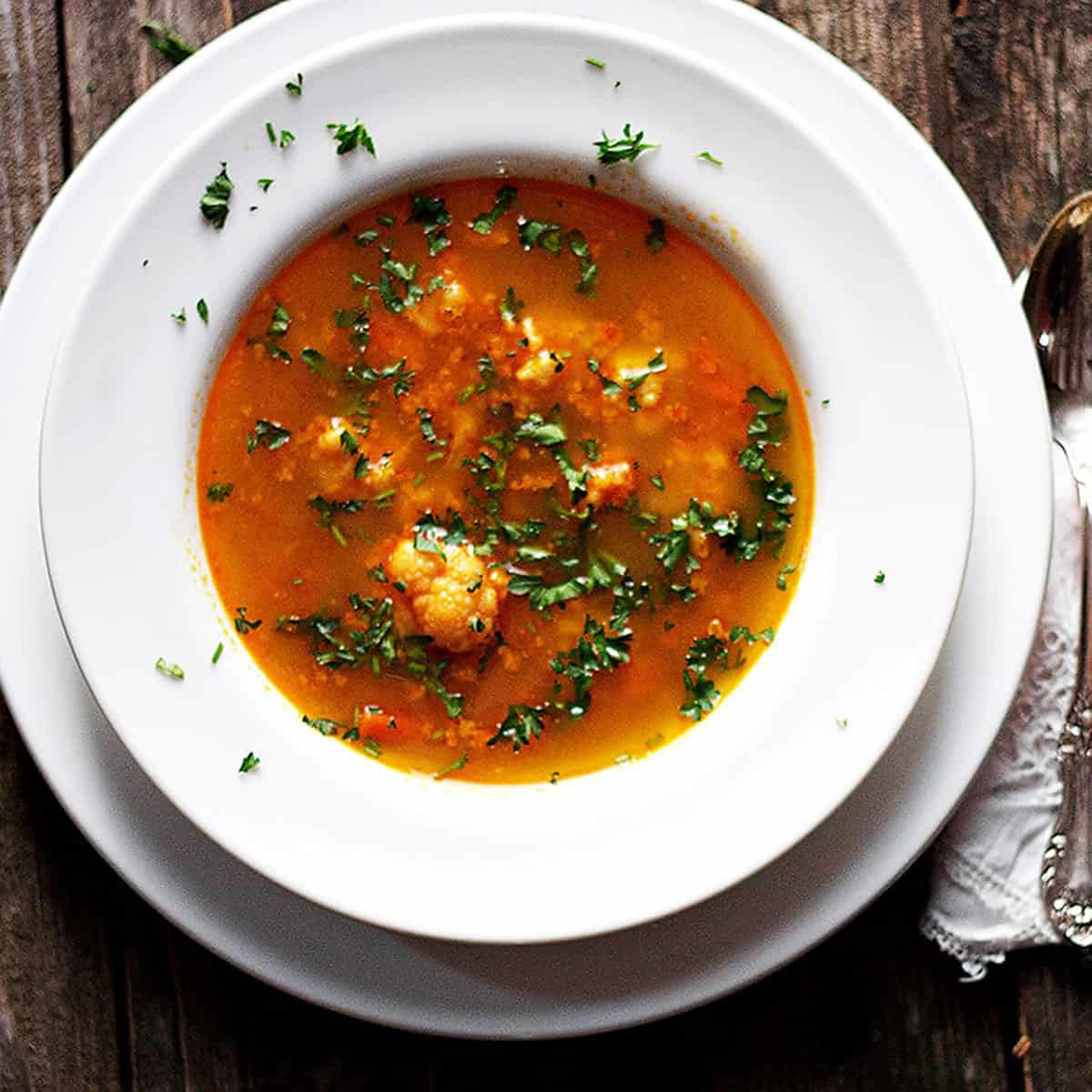Hungarian Paprika Cauliflower Soup Seasons and Suppers
