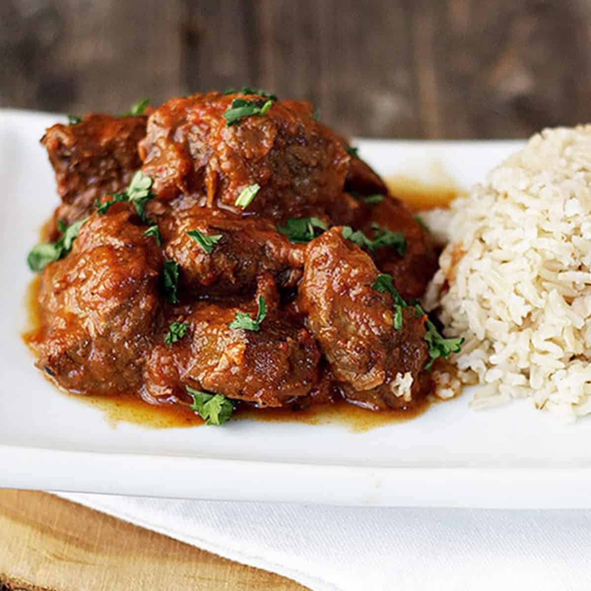Warm Spiced Beef Curry and Rice Seasons and Suppers