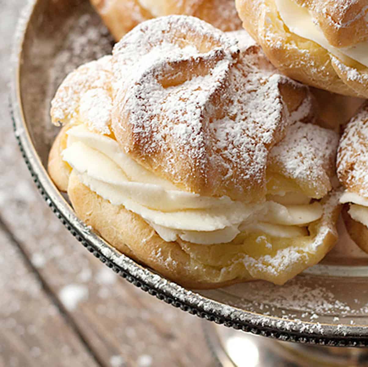 Cannoli Cream Puffs
