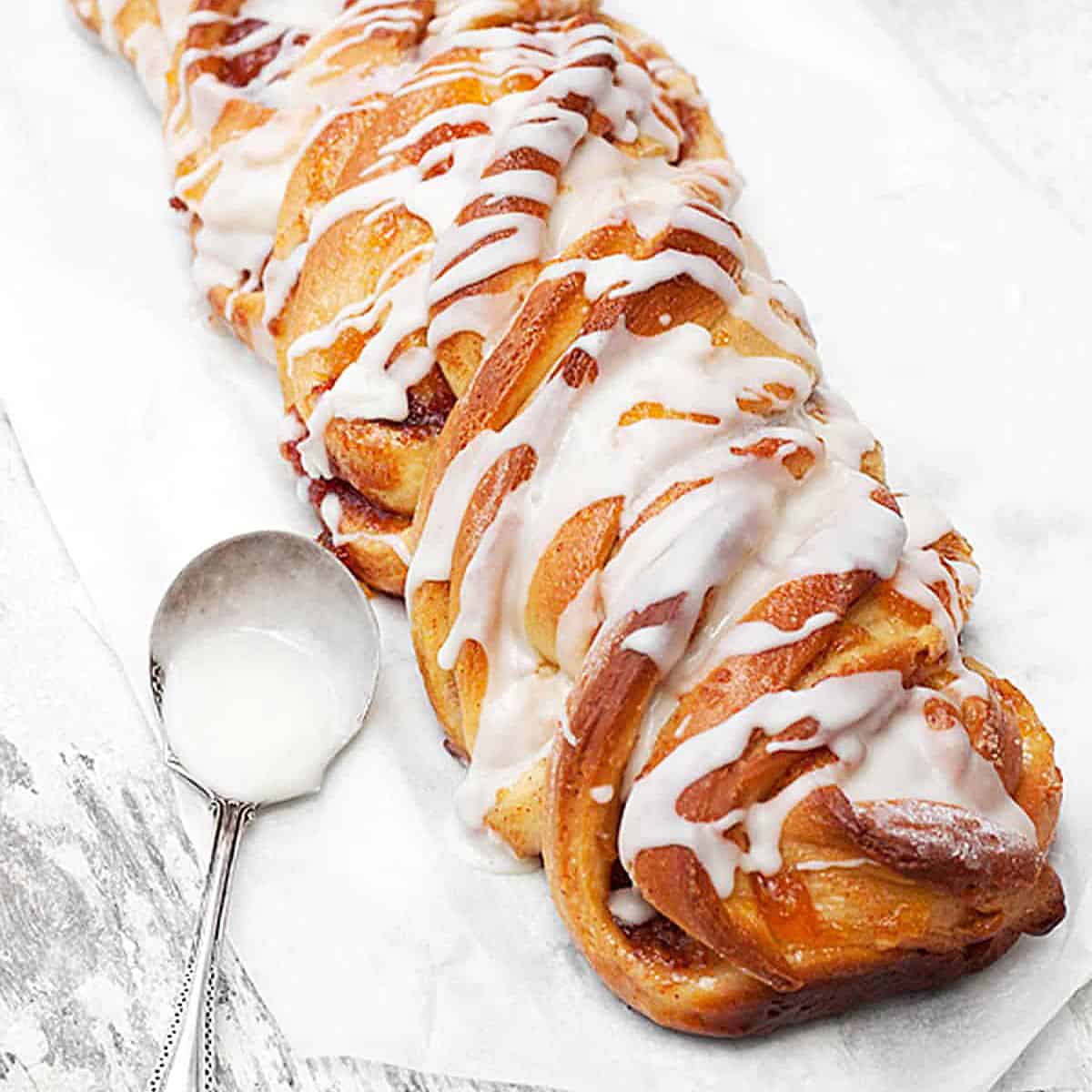 Peach Flip (Braided Peach Danish)