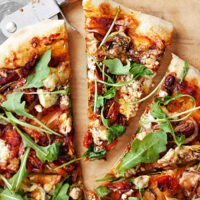 Roasted Vegetable Pizza - Seasons and Suppers