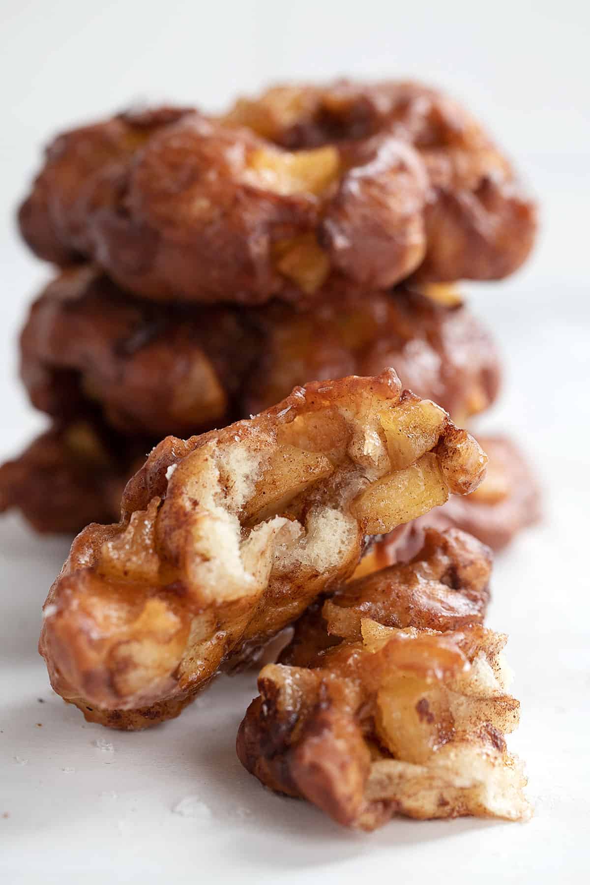 Classic Apple Fritter Doughnuts