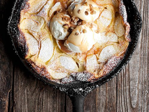 Caramel Apple Dutch Baby Seasons And Suppers
