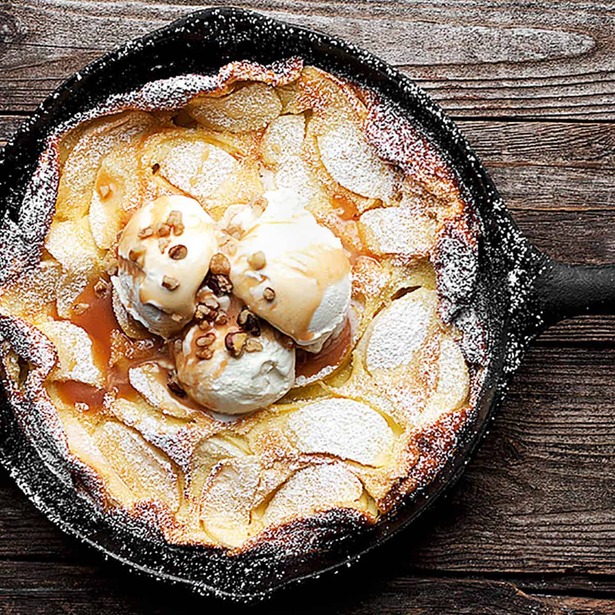 Caramel Apple Dutch Baby