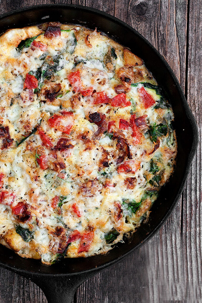 Potato and Bacon Frittata Seasons and Suppers
