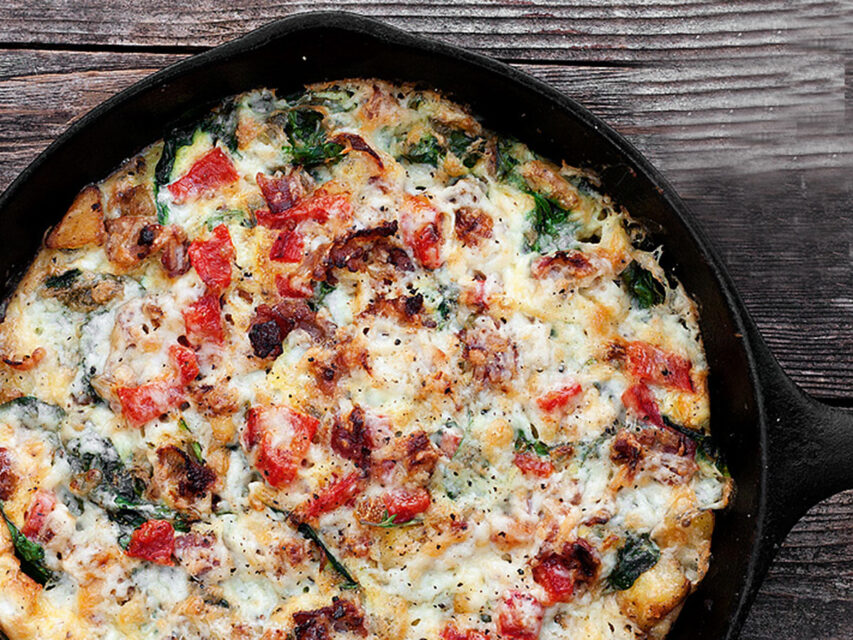 Potato and Bacon Frittata Seasons and Suppers