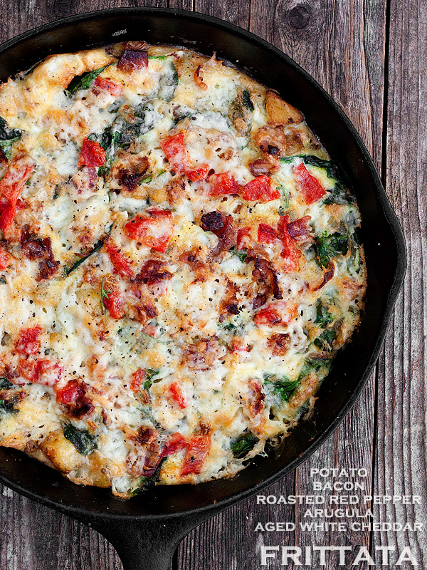 Potato Bacon And Cheddar Frittata Seasons And Suppers