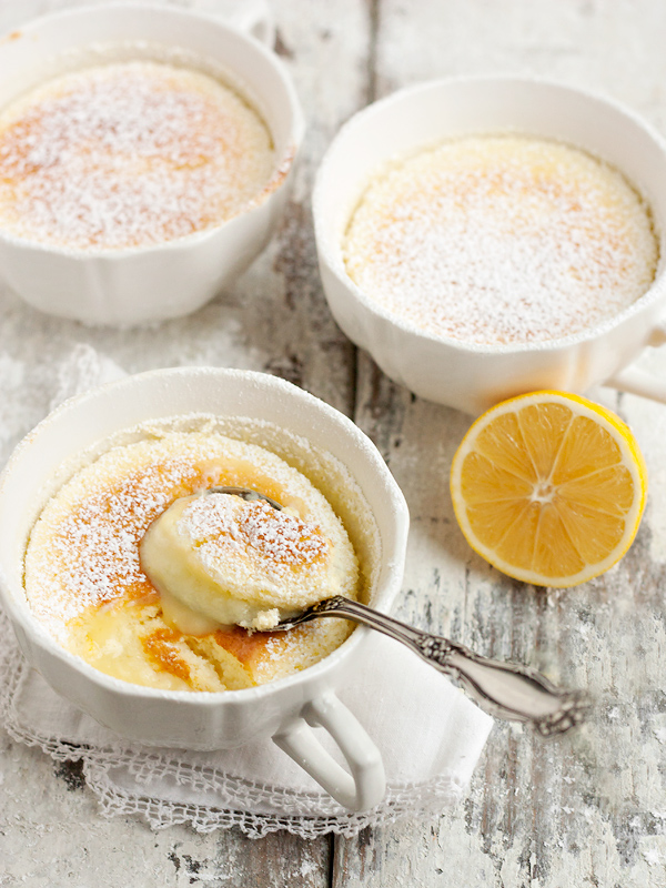 Warm Lemon Pudding Cake - Seasons and Suppers