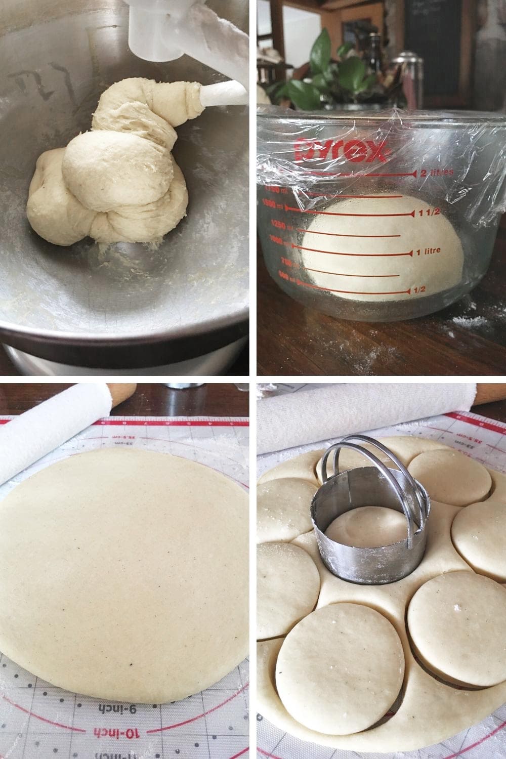 preparing paczki dough