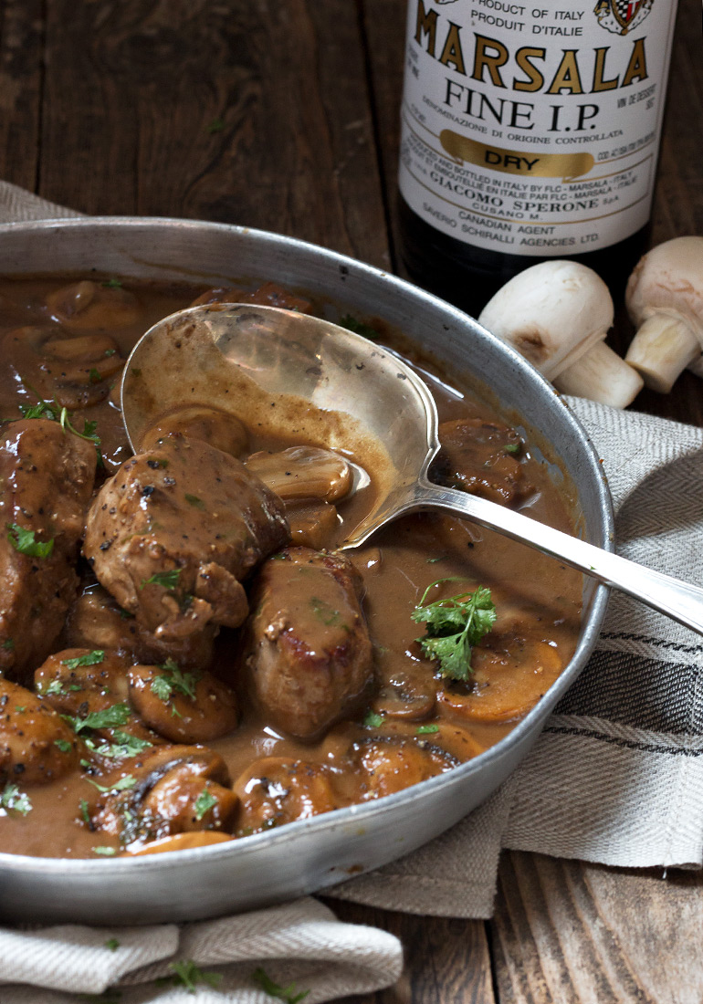 Mushroom Marsala Pork Tenderloin - a favourite one-pan, 30-minute meal!