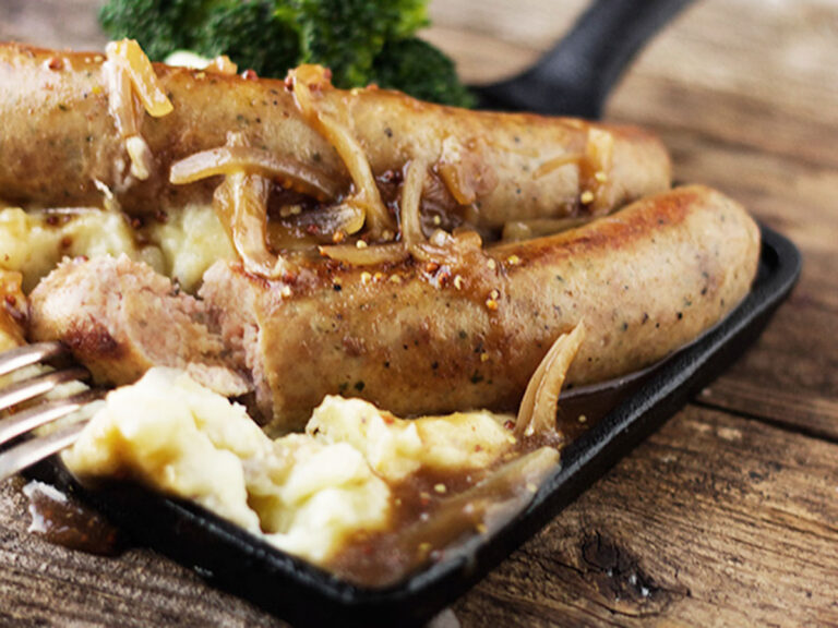 Classic Bangers and Mash Seasons and Suppers