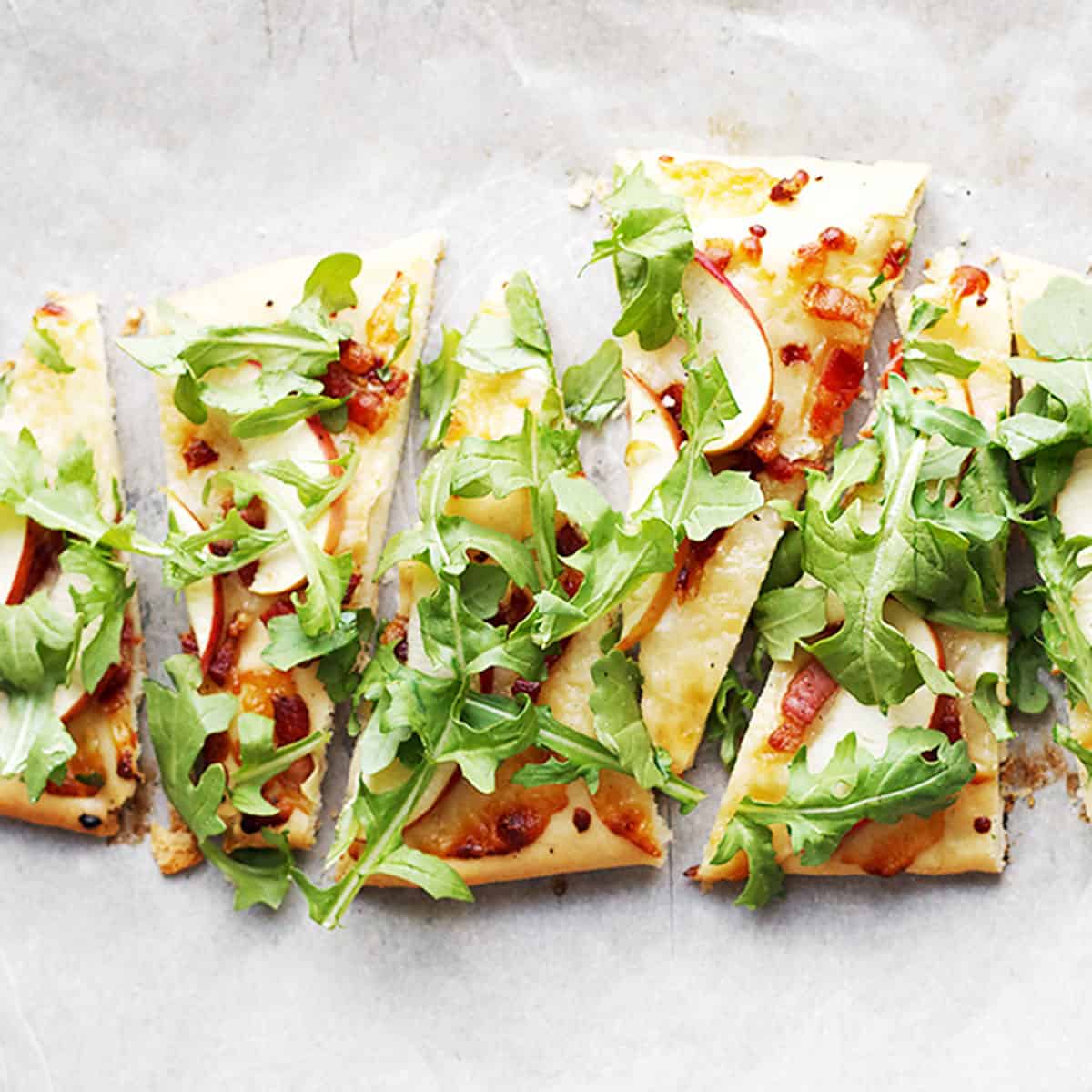 Cheddar, Pancetta and Apple Flatbread