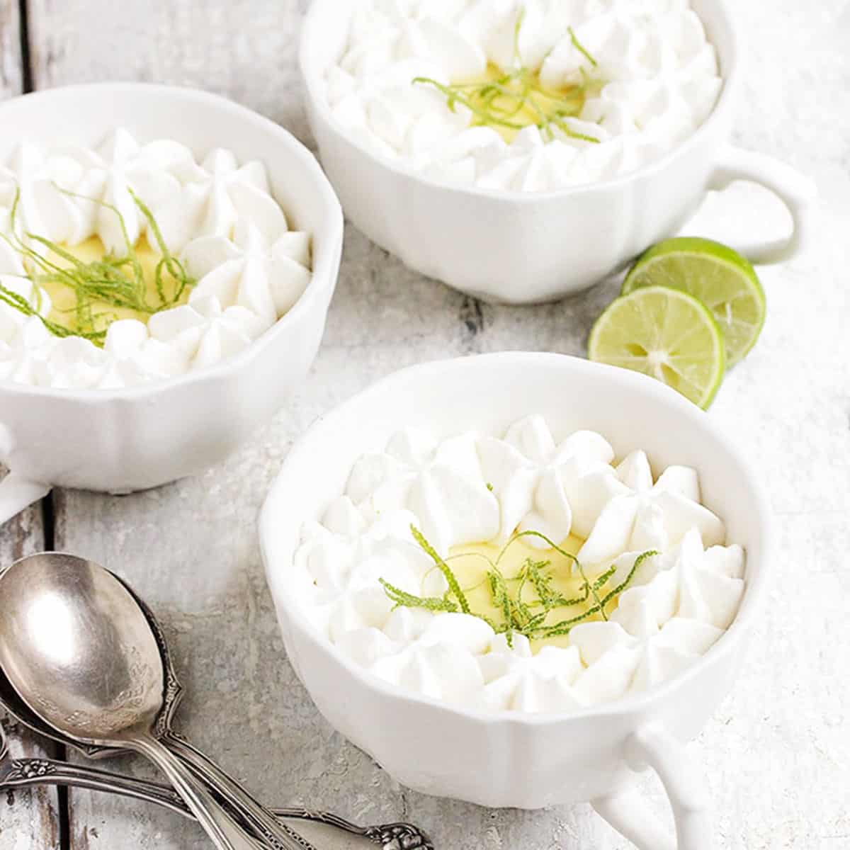 Individual Frozen Key Lime Pie