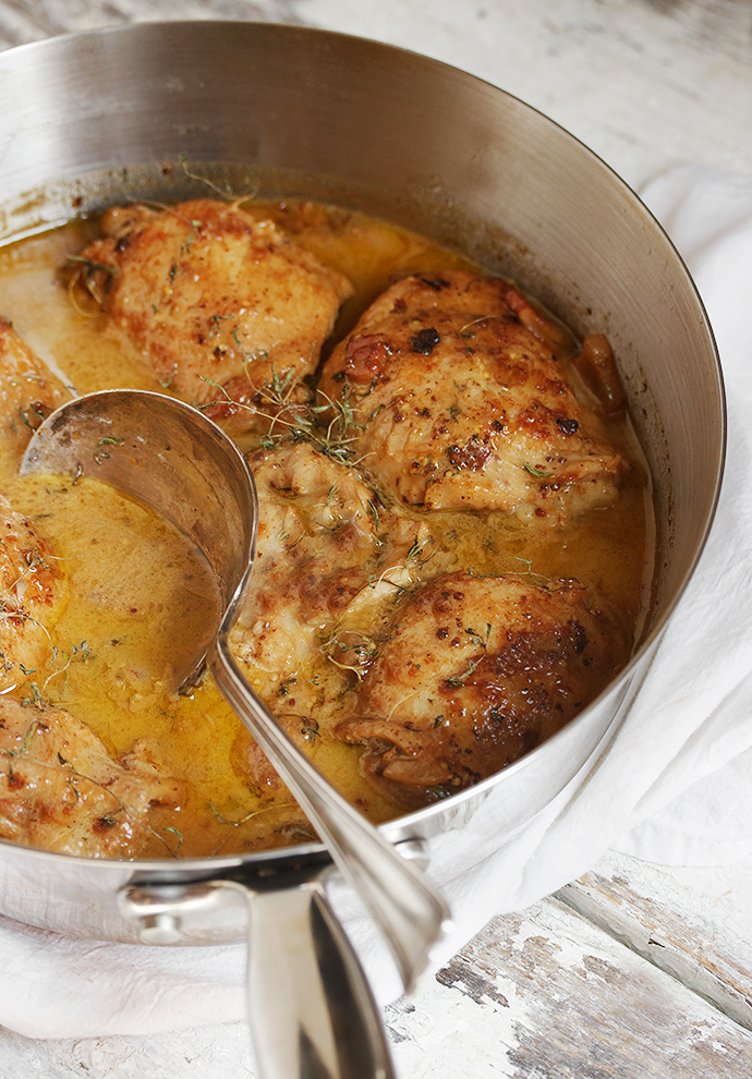 Chicken with Mustard - simple enough for weeknights, but special enough for company