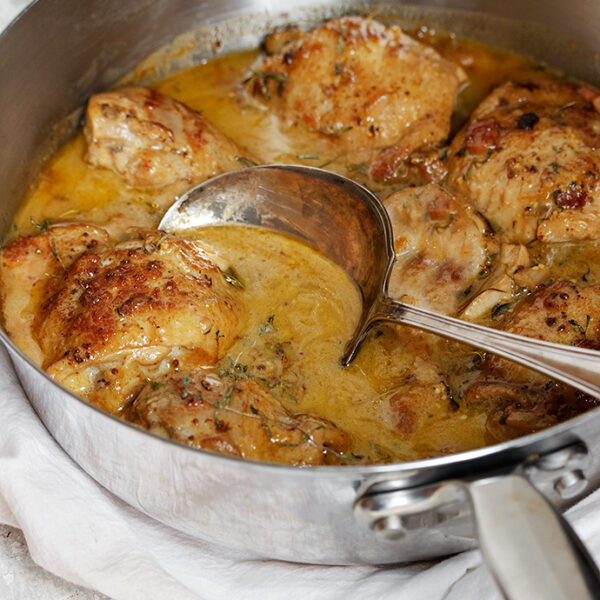 Chicken with Mustard - simple enough for weeknights, but special enough for company.