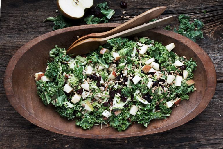 Fall Kale and Apple Salad