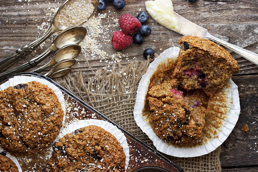 Berry Delicious Bran Muffins