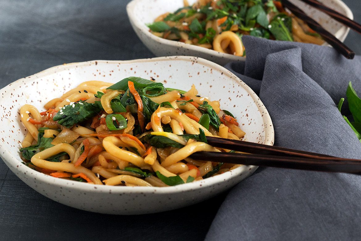 15 Minute Spicy Udon Stir Fry Seasons and Suppers
