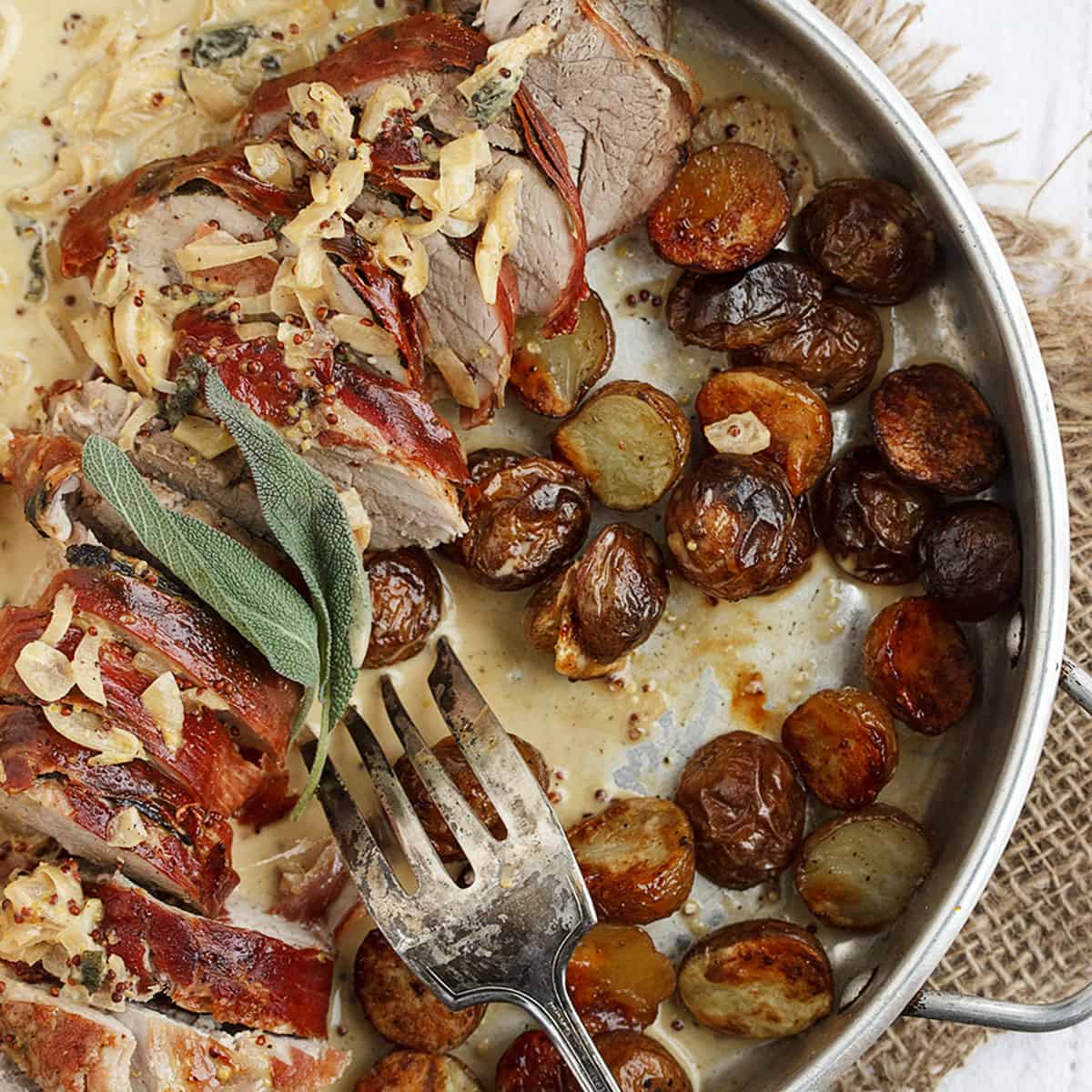 Prosciutto Wrapped Pork Tenderloin