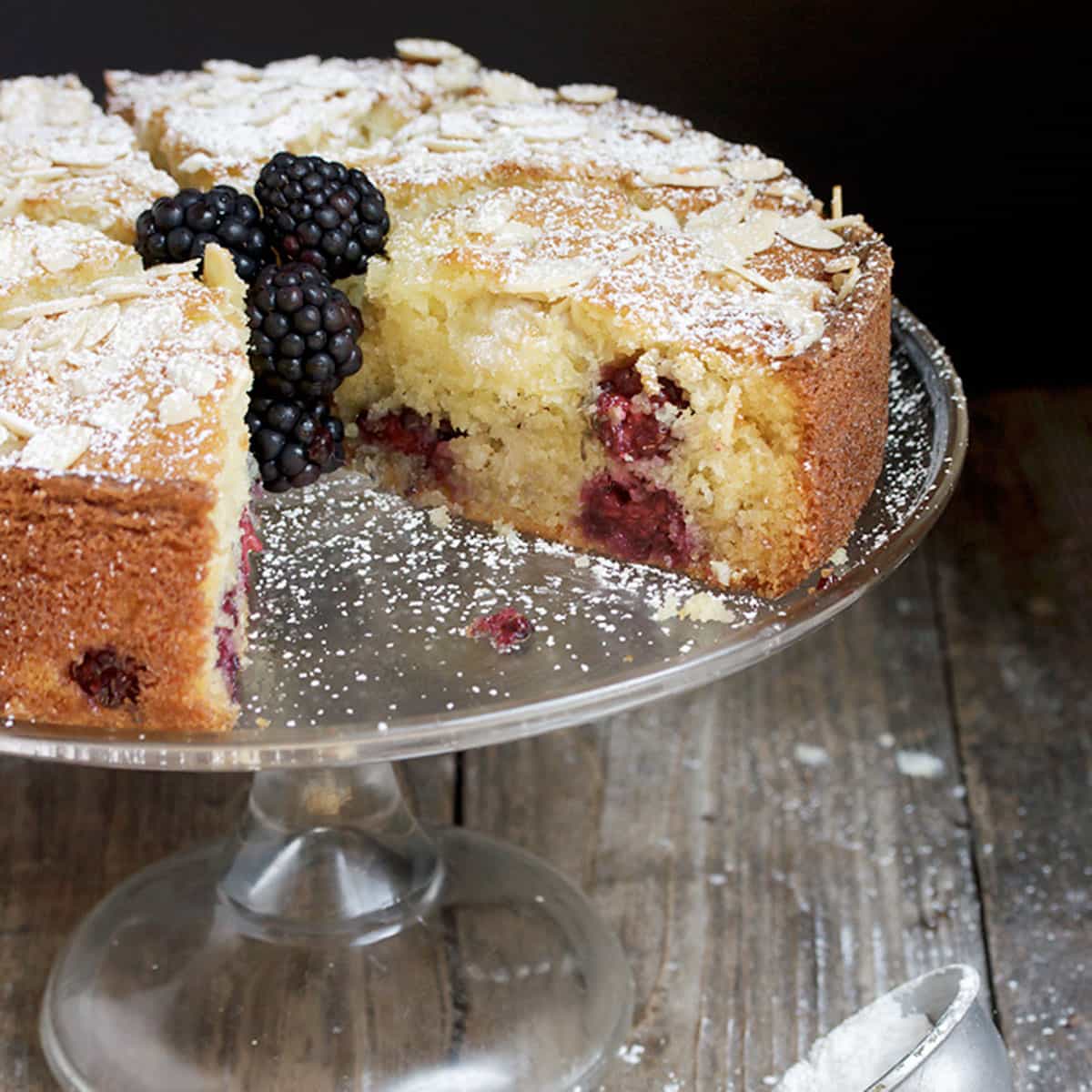 Blackberry Cake Recipe with Lime Curd video  Tatyanas Everyday Food