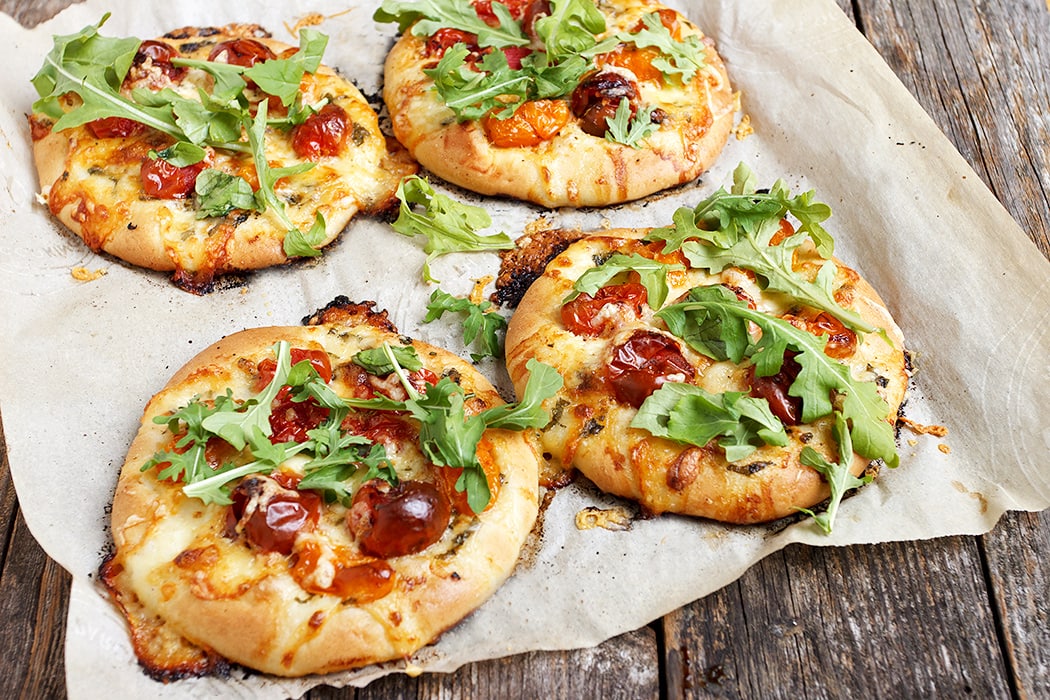 Mini Cherry Tomato and Bocconcini Pizza Seasons and Suppers