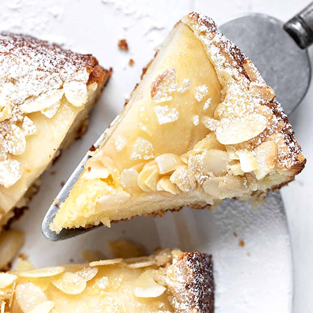 Italian Pear Almond Cake - Seasons and Suppers