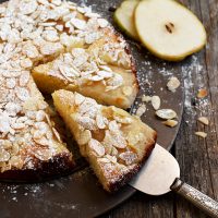 Italian Pear Almond Cake