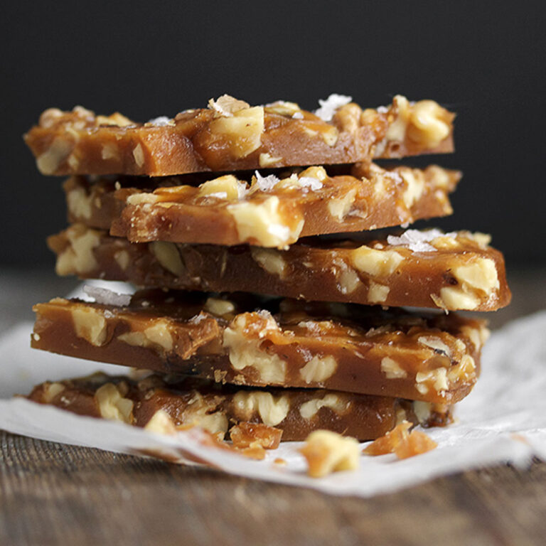 Salted Maple Walnut Brittle Seasons and Suppers