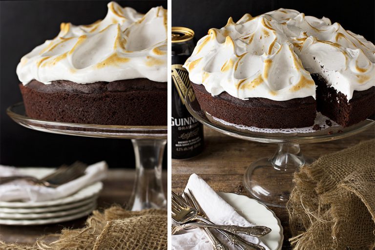 Chocolate Guinness Cake with Cloud Frosting